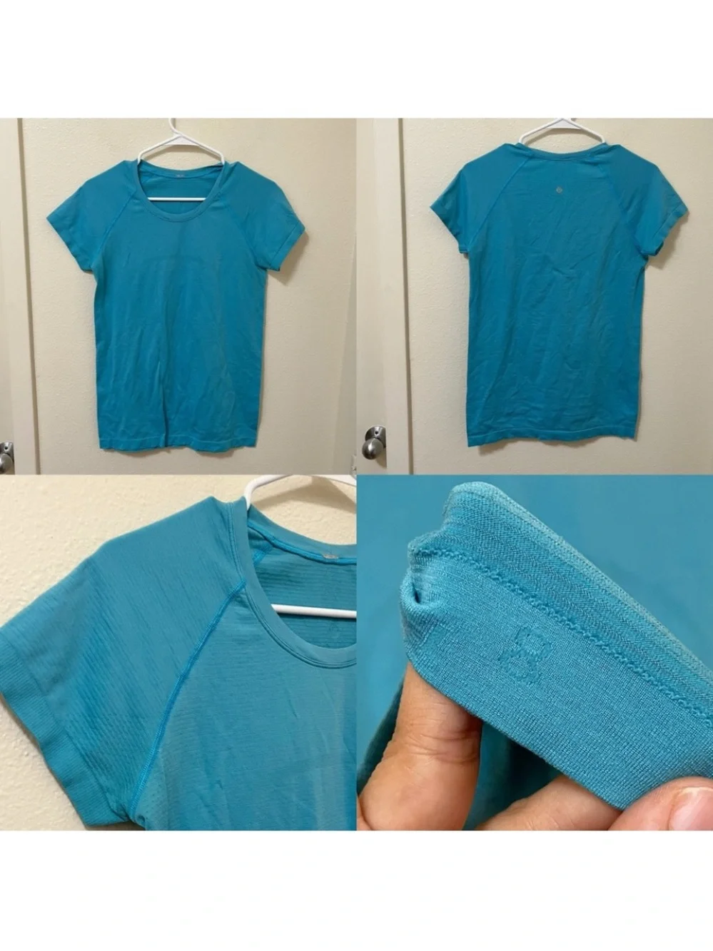 •LULULEMON• Swiftly Tech Short Sleeve Shirt Blue Size 8